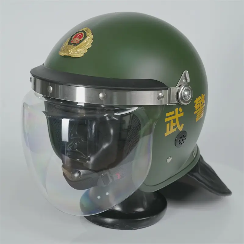 China Gold Supplier for Ballistic Visor - FBK-01G Military green Anti riot helmet  – Ganyu