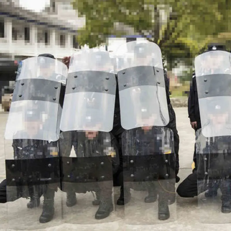 Short Lead Time for Riot Police Baton - Anti riot shield with baton holder – Ganyu