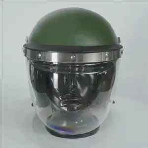 Anti riot helmet in military use
