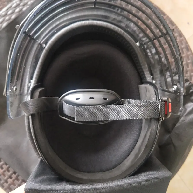 Reliable Supplier Ballistic Face Shield - FBK-03 America type anti riot helmet with mesh net – Ganyu