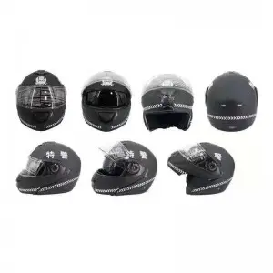 Factory directly Ballistic Plates Level 3 - MTK-02 Police Full Face Motorcycle helmet – Ganyu