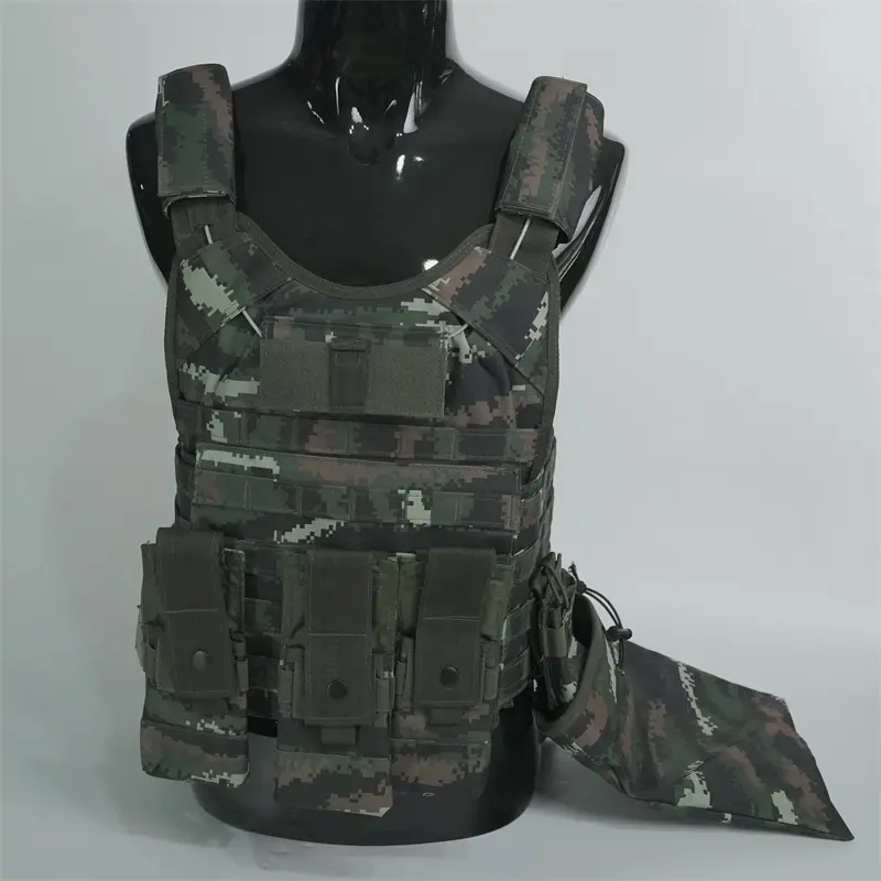 Camouflage Plate carrier bulletproof vest