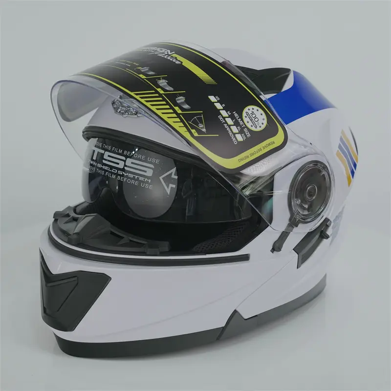 Wholesale Discount Military Style Helmet - MTK-05 Motorcycle helmet with light – Ganyu