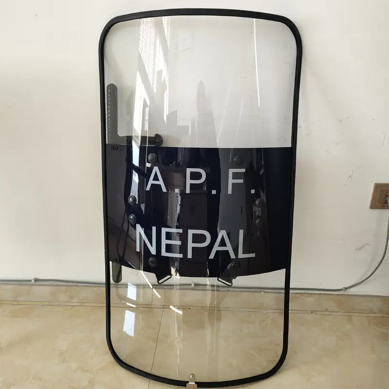 Short Lead Time for Riot Police Baton - Anti riot shield with baton holder – Ganyu