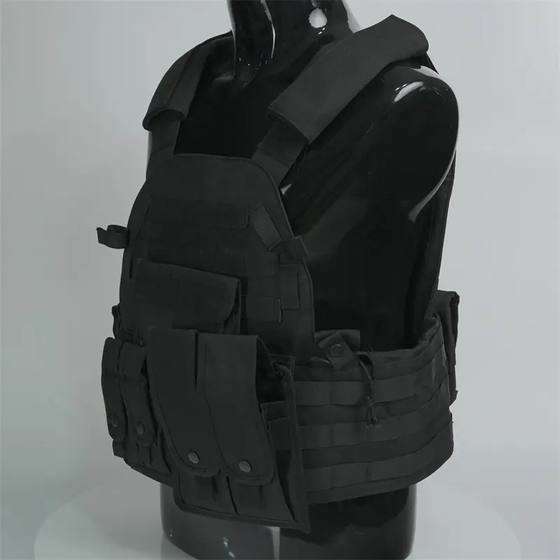 Hot New Products Military Bulletproof Vest - FDY-07 Plate carrier Molle Black bulletproof Tactical Vest – Ganyu